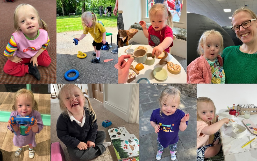 Caz's daughter with Down syndrome living her best life!