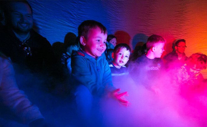 Family Learning in the Dome