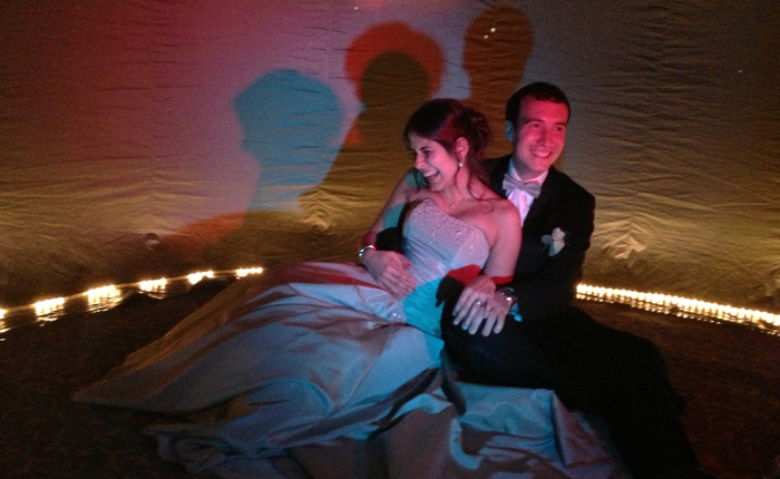 Wedding inside the Planetarium